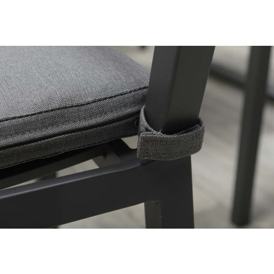 Garden Impressions Oklahoma dining fauteuil carbon black mid grey - Image 2
