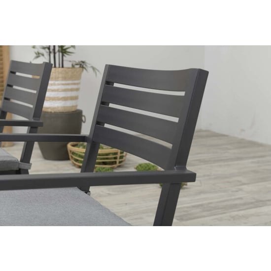 Garden Impressions Oklahoma dining fauteuil carbon black mid grey - Image 3