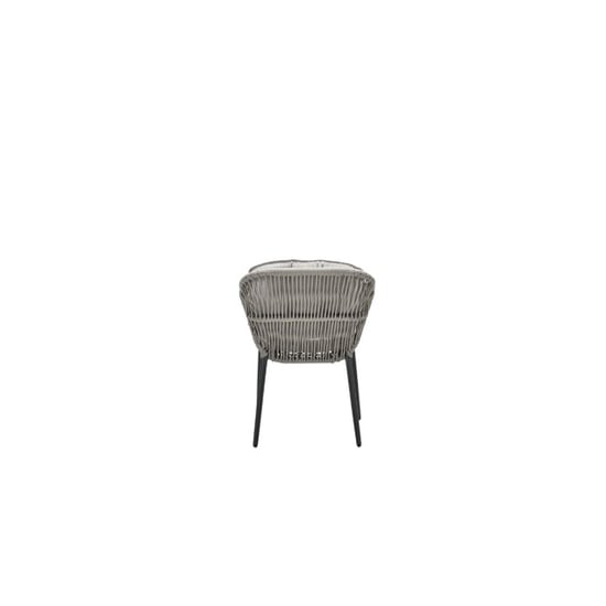 Garden Impressions Pescara dining fauteuil carbon black rope taupe desert sand - Image 3
