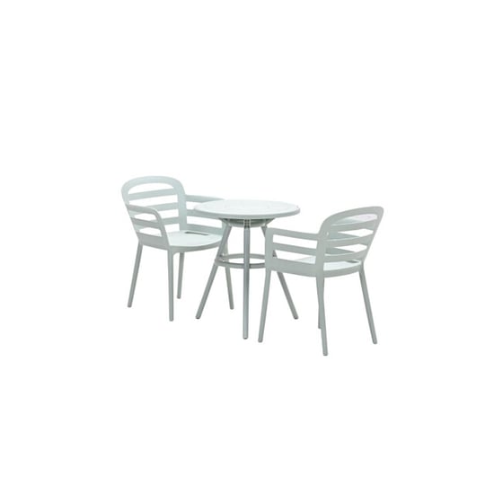 Garden Impressions Marino kunststof tafel diameter 60 cm olive - Image 3