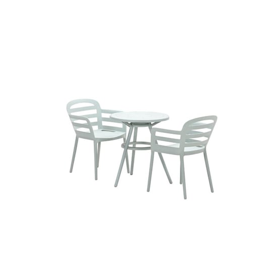 Garden Impressions Marino kunststof tafel diameter 60 cm olive - Image 4