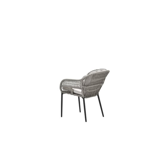 Garden Impressions Pescara dining fauteuil carbon black rope taupe desert sand - Image 6