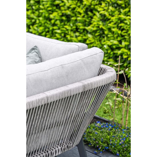 Garden Impressions Monti lounge-diningset 5-dlg c. black rope taupe sand - Image 5