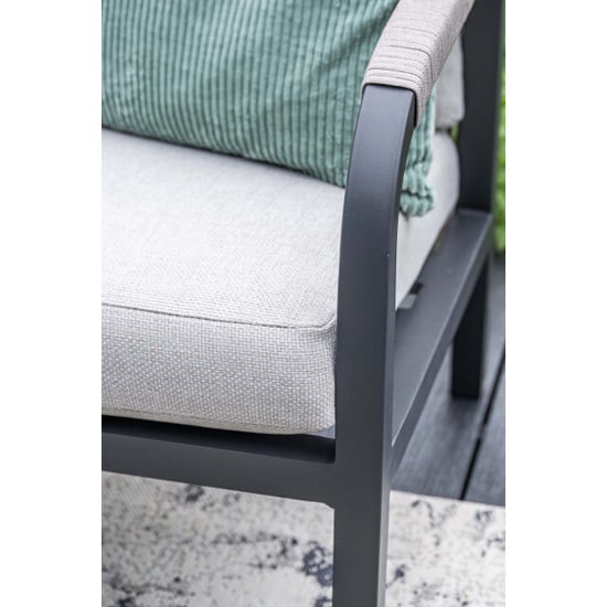 Garden Impressions Monti lounge-diningset 5-dlg c. black rope taupe sand - Image 6