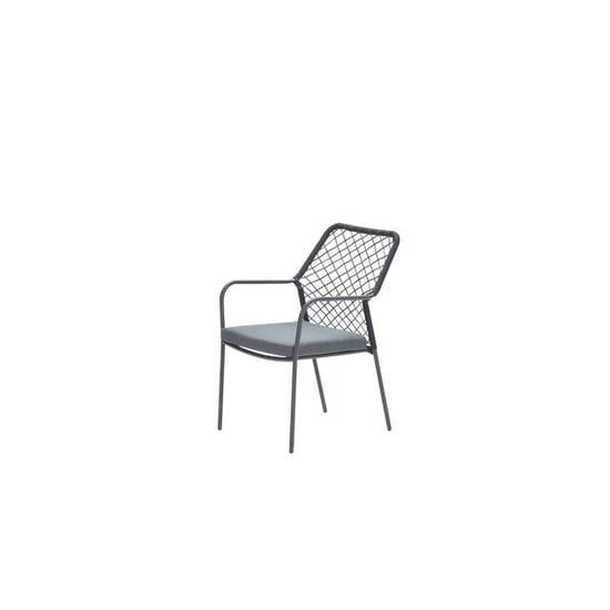 Garden Impressions Dido dining fauteuil carbon black rope zwart mystic grey - Image 1