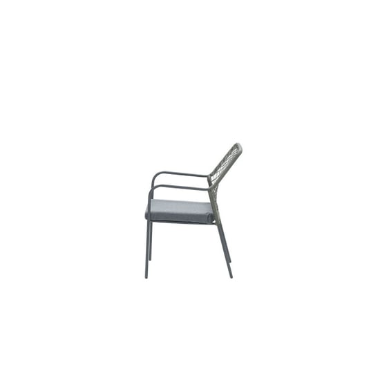 Garden Impressions Dido dining fauteuil carbon black rope mos mystic grey - Image 2