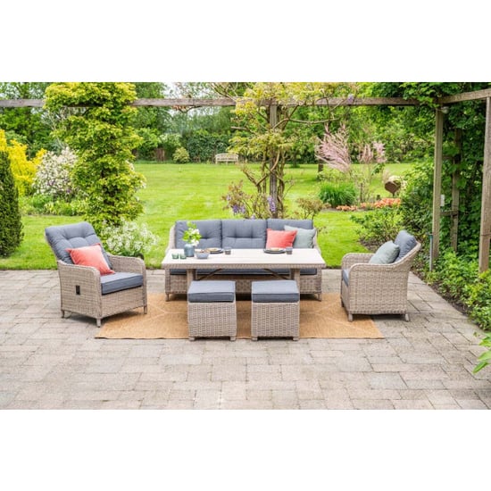 Garden Impressions Milwaukee dining kruk vintage willow mystic grey - Image 4