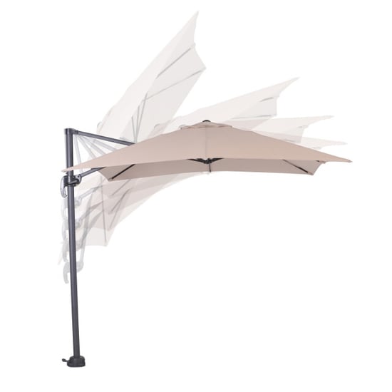 Garden Impressions Hawaii parasol s 250x250 cm carbon black - - Image 5