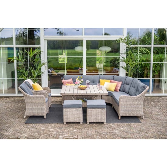 Garden Impressions Milwaukee dining kruk vintage willow mystic grey - Image 6