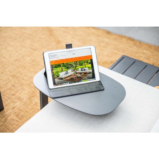 Garden Impressions Lucca laptop tafel 45x30xh51cm carbon black - Image 3