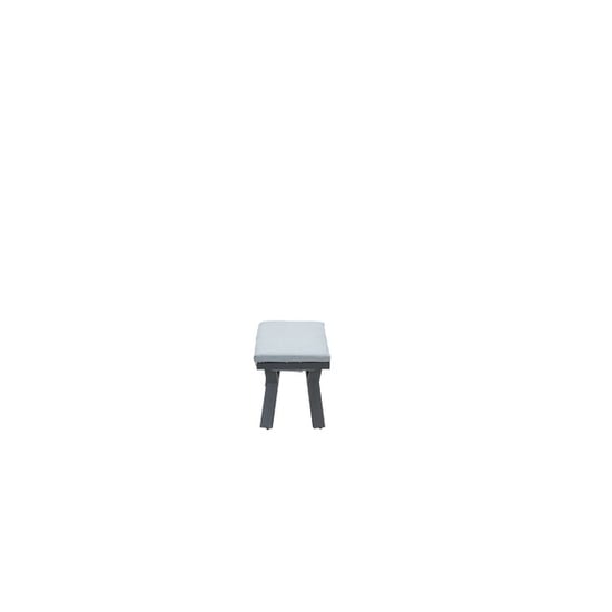 Garden Impressions Sergio bank 110x40xh45 carbon black/ mint grey - Image 2