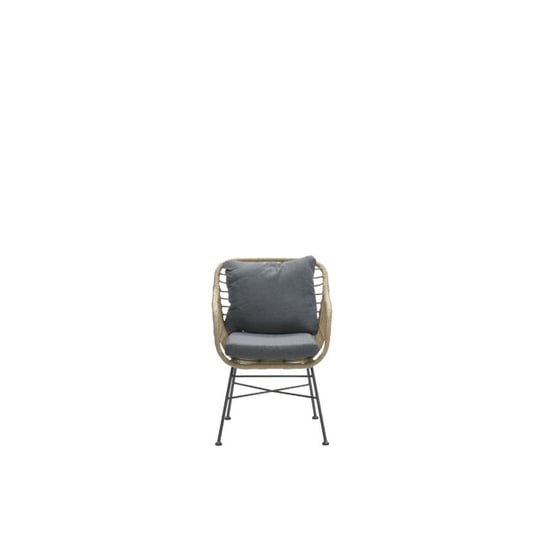 Garden Impressions Margriet dining fauteuil carbon black natural rotan mystic grey - Image 2
