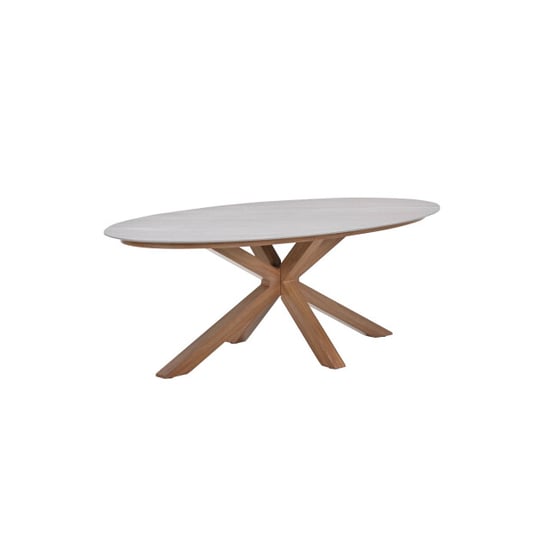 Garden Impressions Scotland tafel 230x115 cm light teaklook centostone napoli sand - Image 1