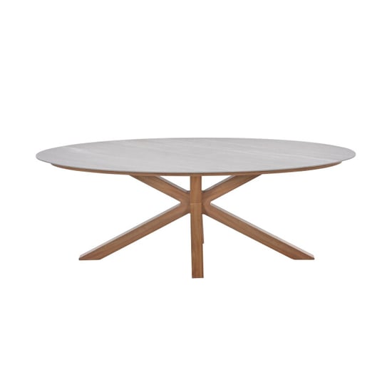 Garden Impressions Scotland tafel 230x115 cm light teaklook centostone napoli sand - Image 2