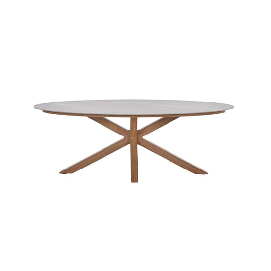 Garden Impressions Scotland tafel 230x115 cm light teaklook centostone napoli sand - Image 4