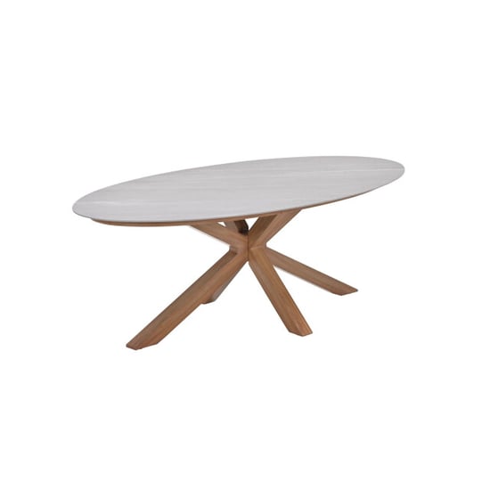 Garden Impressions Scotland tafel 230x115 cm light teaklook centostone napoli sand - Image 5