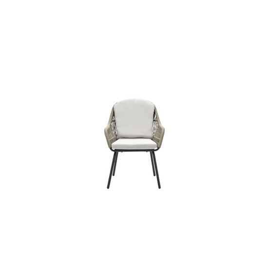Garden Impressions Triton dining fauteuil carbon black rope donker zand desert sand - Image 3