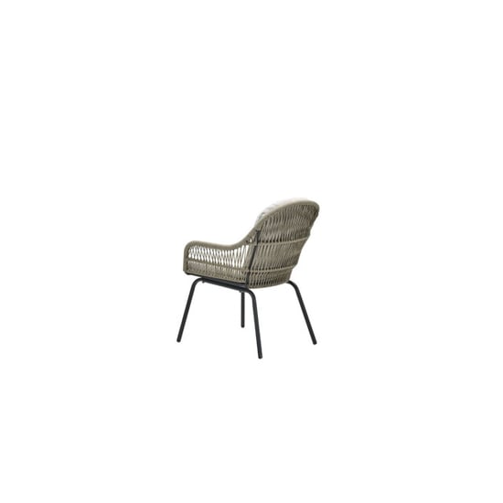 Garden Impressions Triton dining fauteuil carbon black rope donker zand desert sand - Image 6