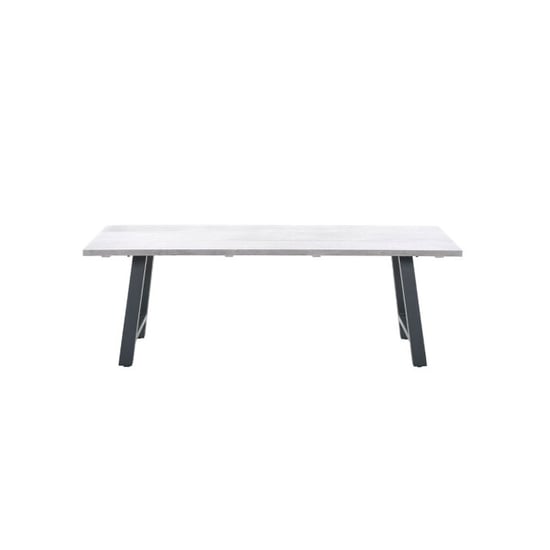 Garden Impressions Olympus tafel 220x100 cm carbon black grey teak look - Image 6