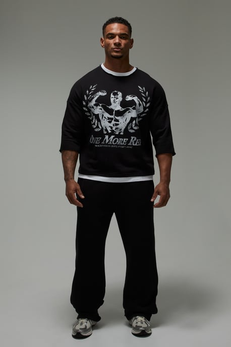 One More Rep Faux Layer Rag Top - Image 4