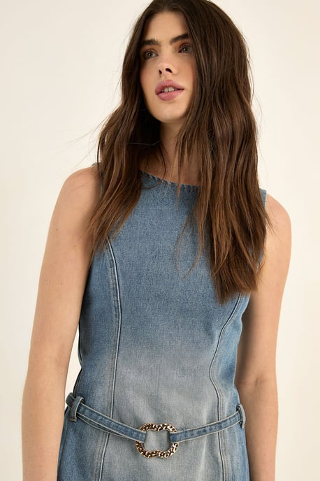 Ring Trim Detail Mini Dress - Image 2