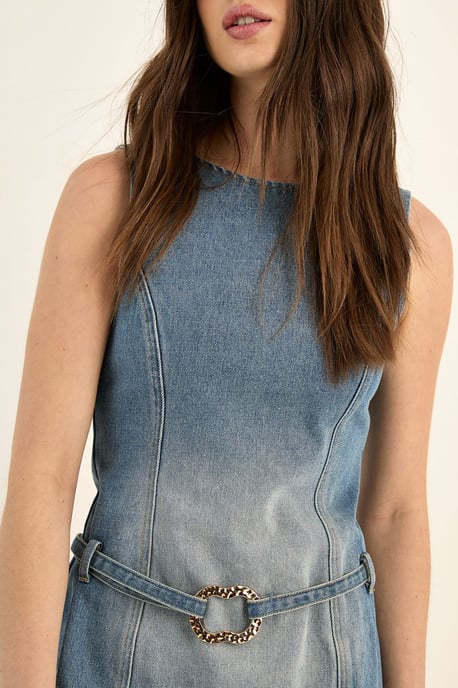 Ring Trim Detail Mini Dress - Image 3