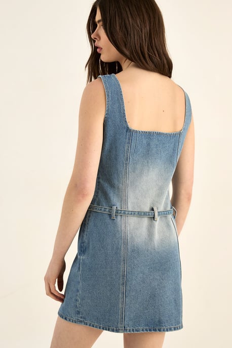 Ring Trim Detail Mini Dress - Image 4
