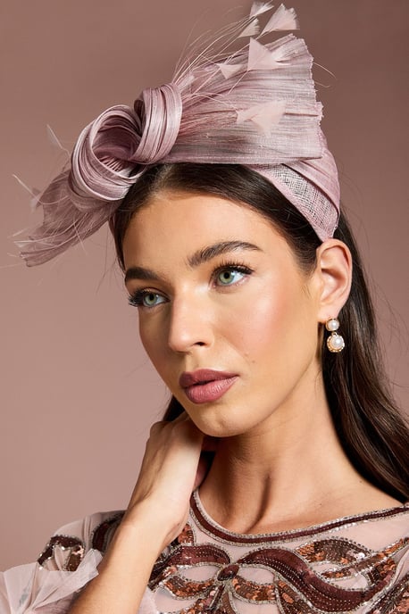 Lisa Tan Bow Detail Fascinator - Image 2