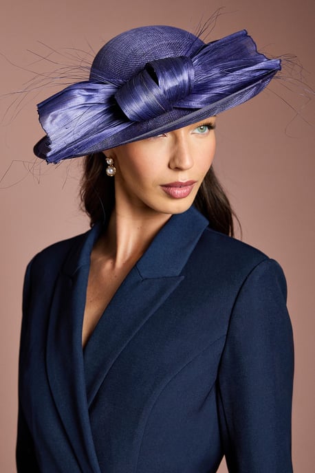 Lisa Tan Bow Detail Round Hat - Image 3