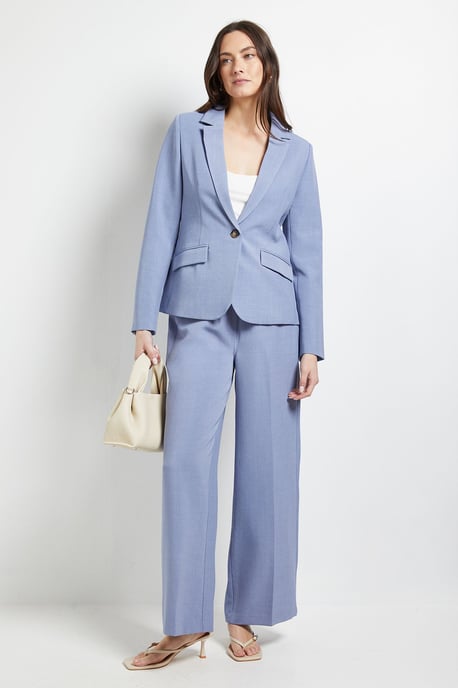 Textured Single Breasted Blazer - Image 2