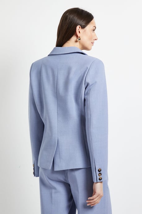 Textured Single Breasted Blazer - Image 3