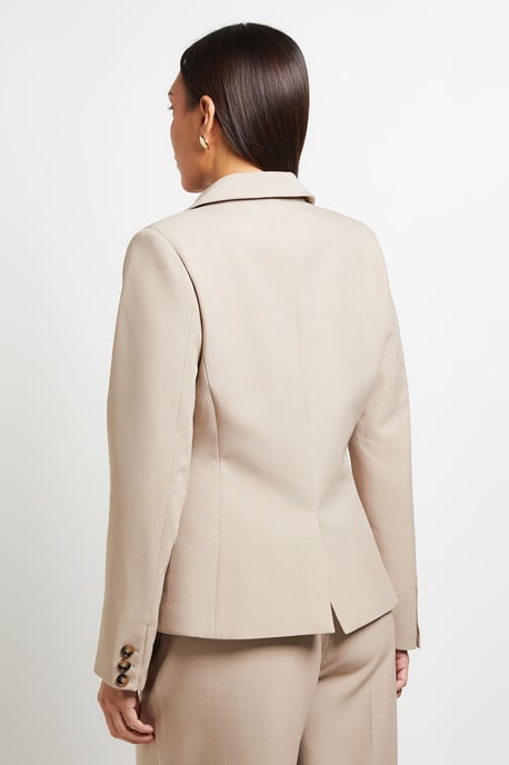 Textured Single Breasted Blazer - Image 3