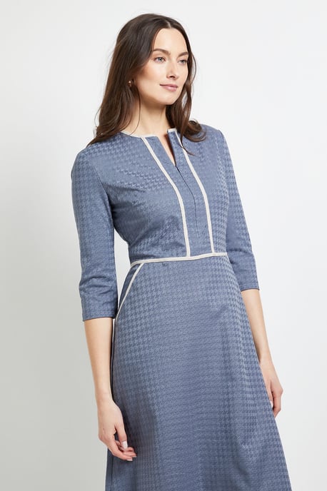 Principles Binded Long Sleeve Midi Dress - Image 4