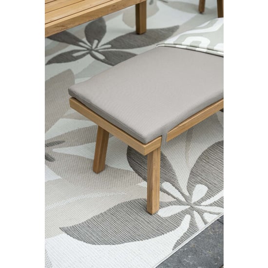 Garden Impressions Decala sportbank aluminium light teak look desert sand - Image 3