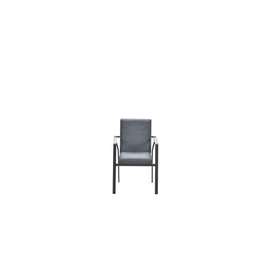 Garden Impressions Catania dining fauteuil antraciet texfiber-light teak vironwood - Image 2