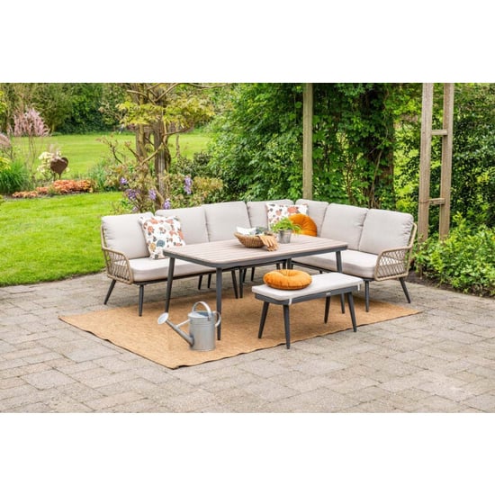 Garden Impressions Allasio sportbank carbon black desert sand - Image 6