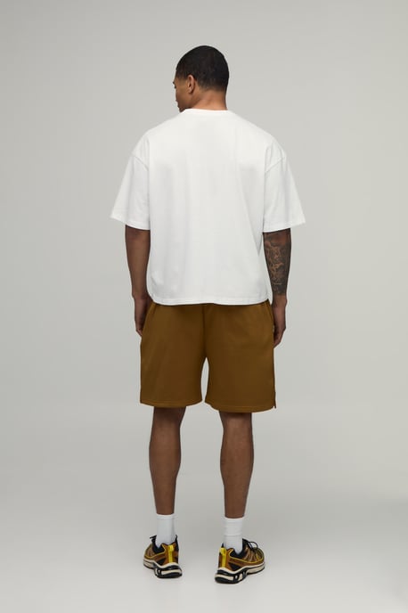 Regular Fit Piping Tricot Short - Image 2
