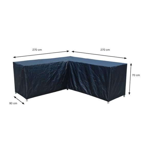 Garden Impressions Coverit loungeset l-vorm hoes 270/270x90xh70 cm - Image 3