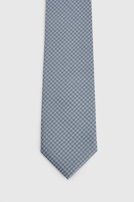 Blue Houndstooth Tie - Image 3