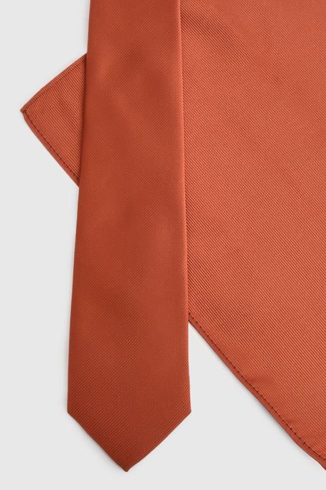 Rust Tie and Pocket Square - Image 2