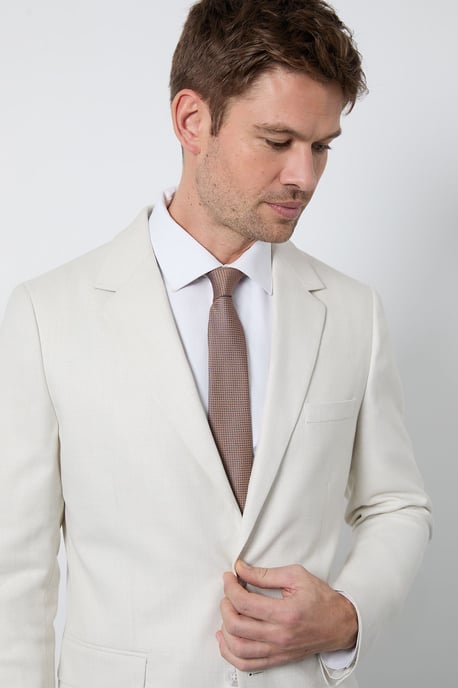 Light Brown Textured Tie - Image 2