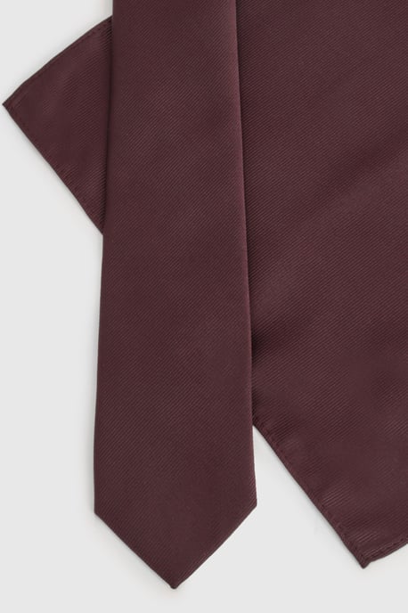 Espresso Tie and Pocket Square - Image 2