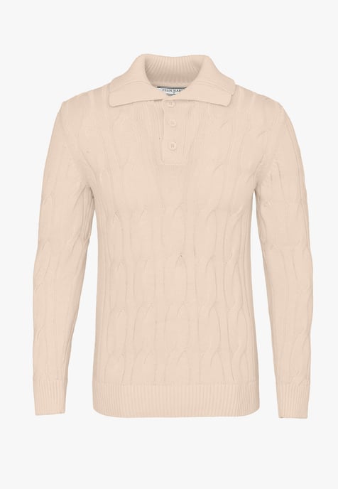 Pullover Pullover With Polo Collar - Image 1