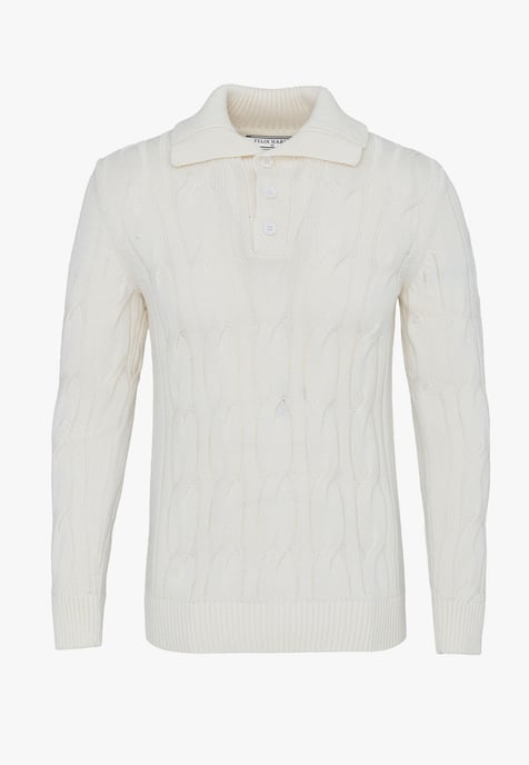 Pullover Pullover With Polo Collar - Image 1