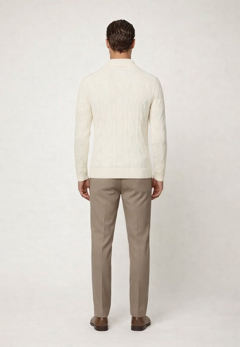 Pullover Pullover With Polo Collar - Image 4