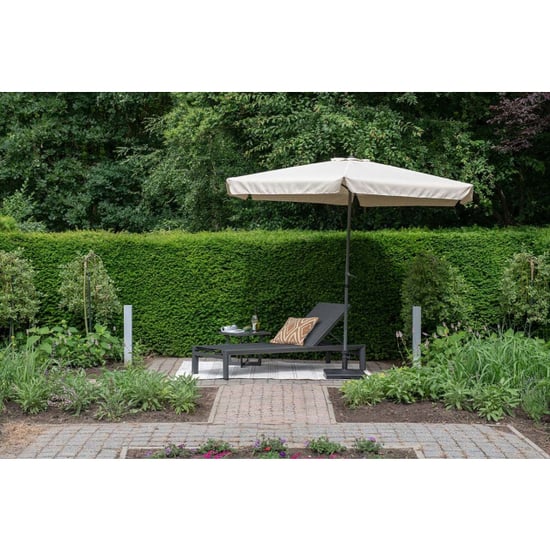 Garden Impressions Delta parasol Ø300 cm carbon black - - Image 5