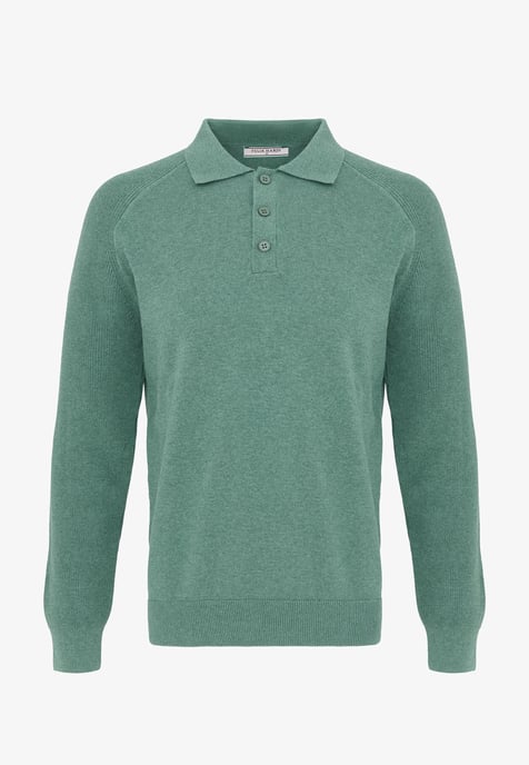 Pullover Pullover With Polo Collar - Image 1