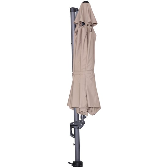 Garden Impressions Hawaii zweefparasol Ø350 cm carbon black taupe - Image 6