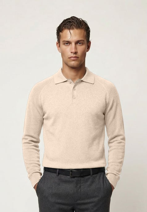 Pullover Pullover With Polo Collar - Image 2