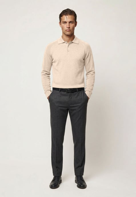 Pullover Pullover With Polo Collar - Image 3